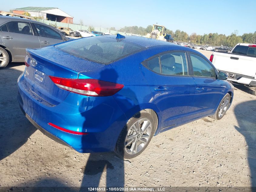 2017 Hyundai Elantra Gls VIN: KMHD84LF2HU119296 Lot: 12416513