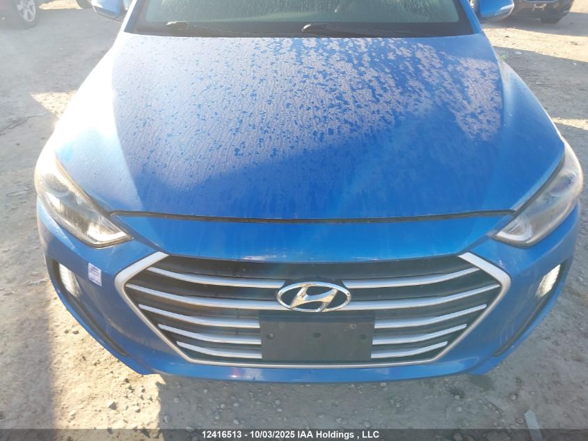 2017 Hyundai Elantra Gls VIN: KMHD84LF2HU119296 Lot: 12416513