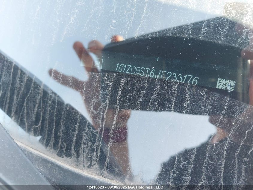 2018 Chevrolet Malibu VIN: 1G1ZD5ST6JF233176 Lot: 12416523