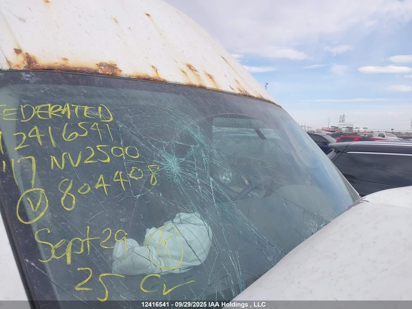 2017 Nissan Nv 2500 S/Sv/2500 Sl/S/Sv/Sl VIN: 1N6AF0LY7HN804408 Lot: 12416541