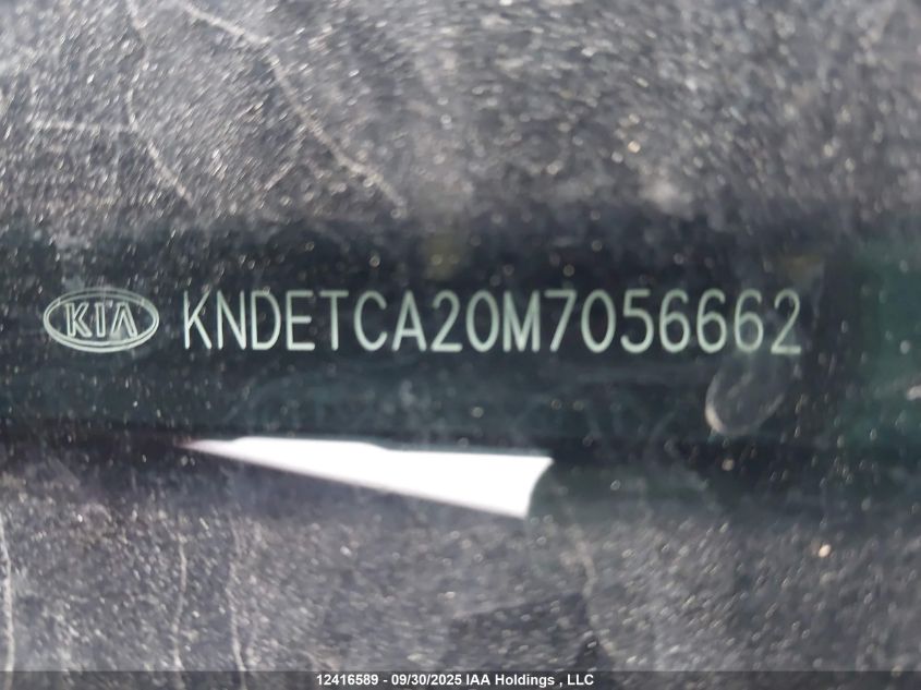 2021 Kia Seltos Sx VIN: KNDETCA20M7056662 Lot: 12416589