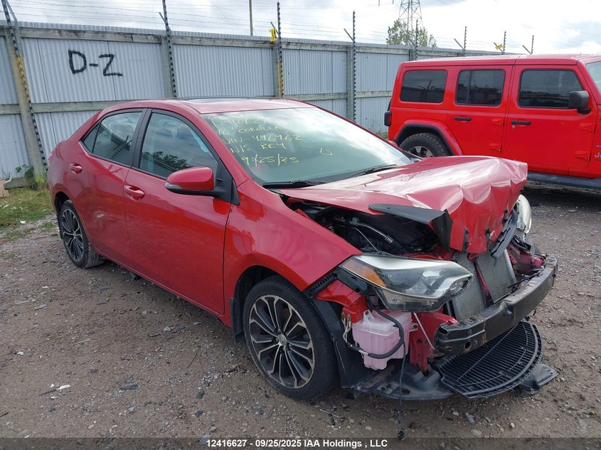 2T1BURHE1GC496962 2016 Toyota Corolla L/Le/Le Pls/Prm/S/S Pls auction photo 1