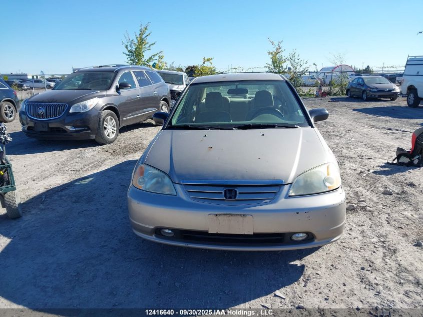 2002 Honda Civic Dx VIN: 2HGES16412H928576 Lot: 12416640