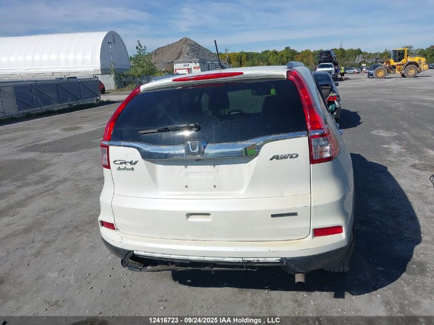 2015 Honda Cr-V Touring VIN: 5J6RM4H9XFL801347 Lot: 12416723