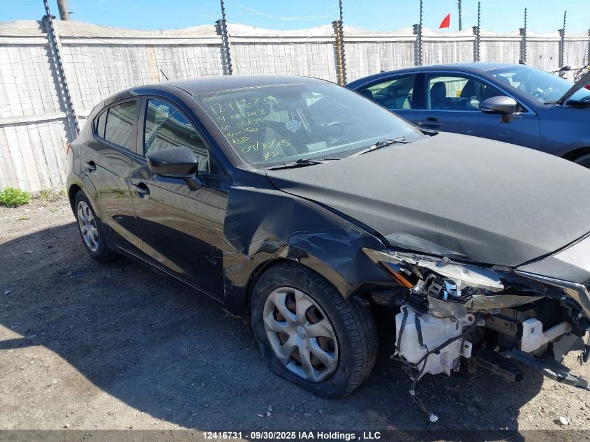 2014 Mazda Mazda3 Gx-Sky VIN: JM1BM1K78E1106839 Lot: 12416731