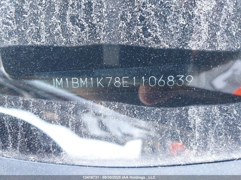 2014 Mazda Mazda3 Gx-Sky VIN: JM1BM1K78E1106839 Lot: 12416731