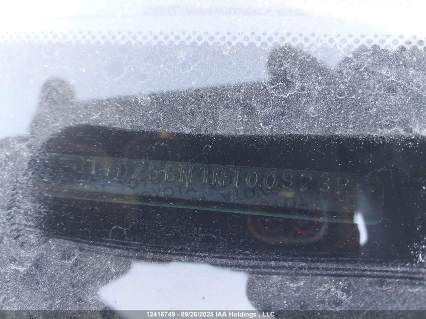 2022 Toyota Tacoma VIN: 3TYDZ5BN1NT009232 Lot: 12416749