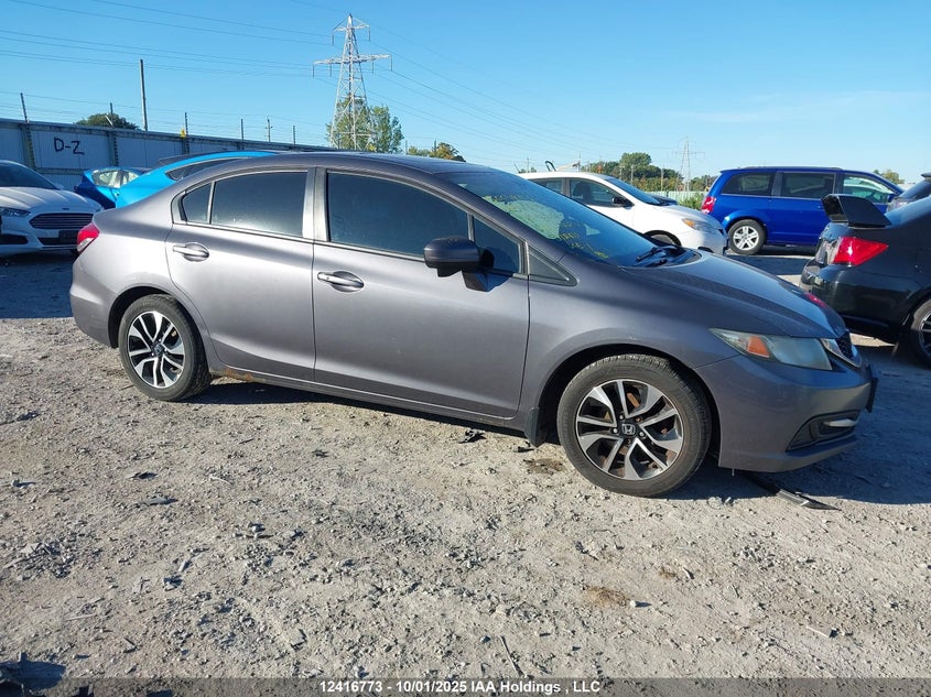 2015 Honda Civic Ex 4Dr VIN: 2HGFB2F55FH002853 Lot: 12416773