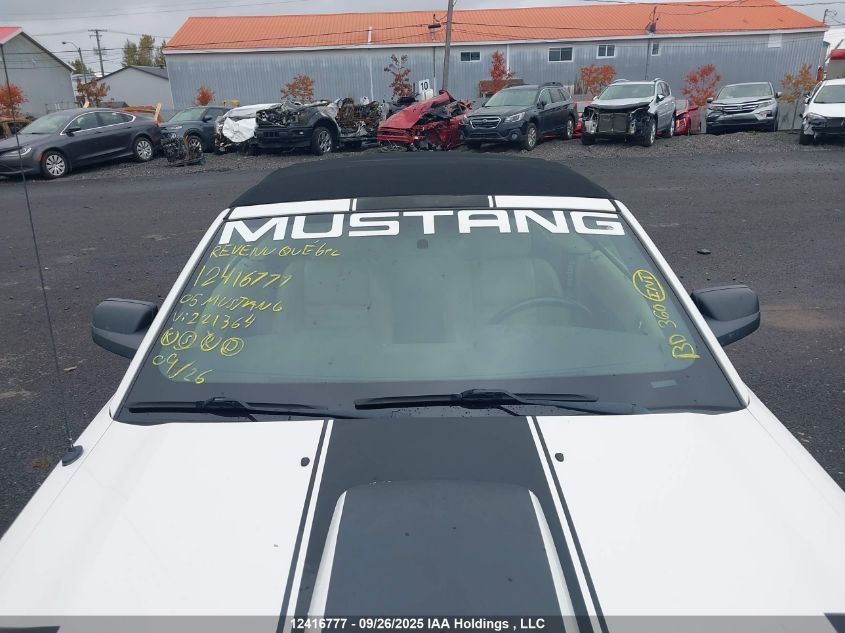 2005 Ford Mustang Gt VIN: 1ZVFT85H455221364 Lot: 12416777