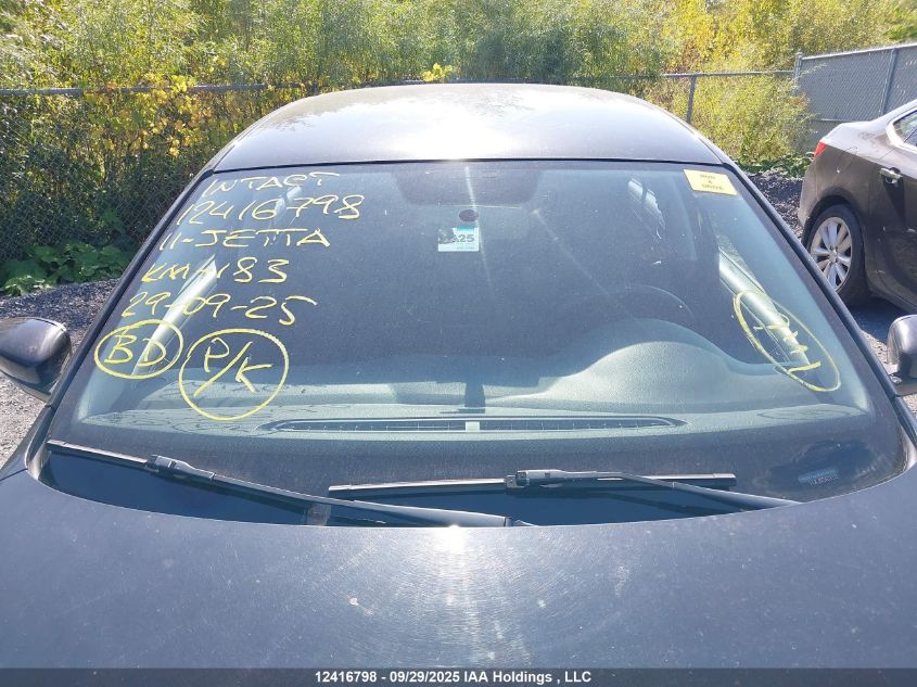 2011 Volkswagen Jetta VIN: 3VWDK7AJ3BM085540 Lot: 12416798