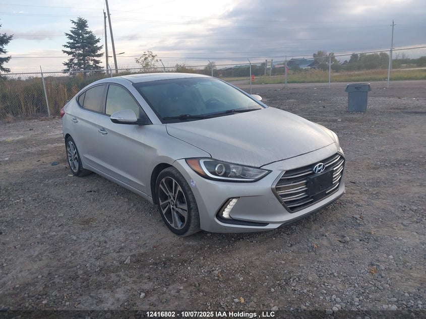 KMHD84LF2JU626317 2018 Hyundai Elantra Gls auction photo 1