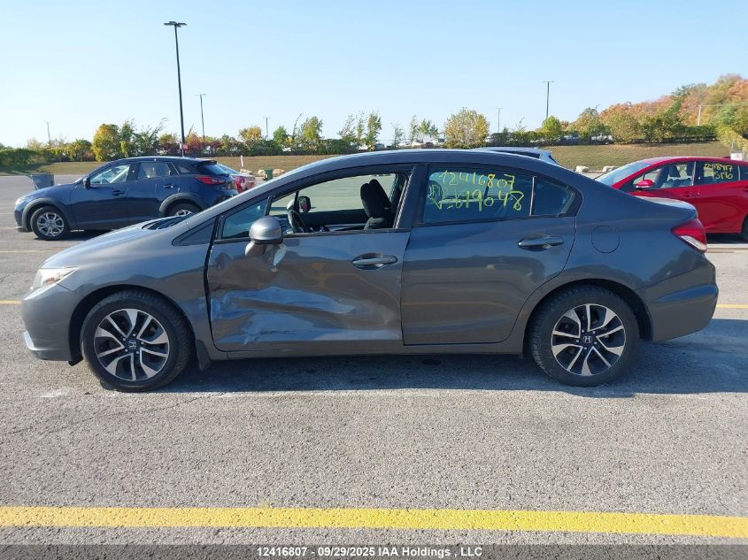 2013 Honda Civic VIN: 2HGFB2E51DH019048 Lot: 12416807