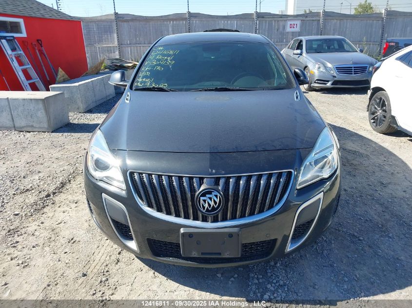 2014 Buick Regal Gs VIN: 2G4GU5GXXE9304139 Lot: 12416811