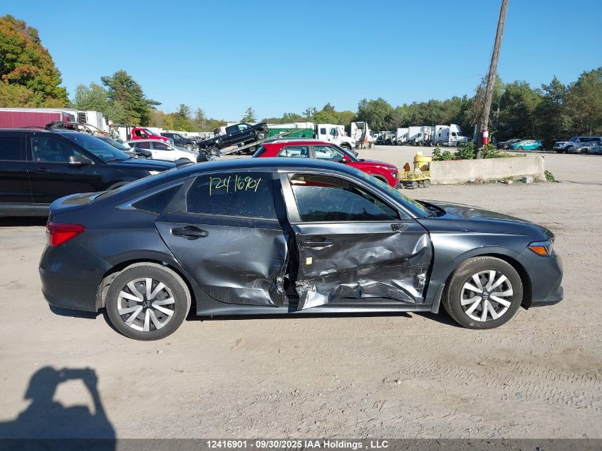 2024 Honda Civic VIN: 2HGFE2F2XRH104876 Lot: 12416901