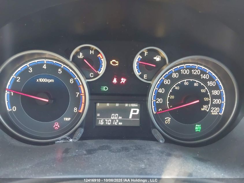 2010 Suzuki Sx4 Touring VIN: JS2YB5A7XA6310134 Lot: 12416910