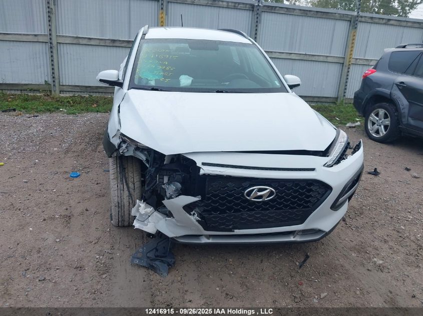 2021 Hyundai Kona Sel VIN: KM8K2CAA6MU697986 Lot: 12416915