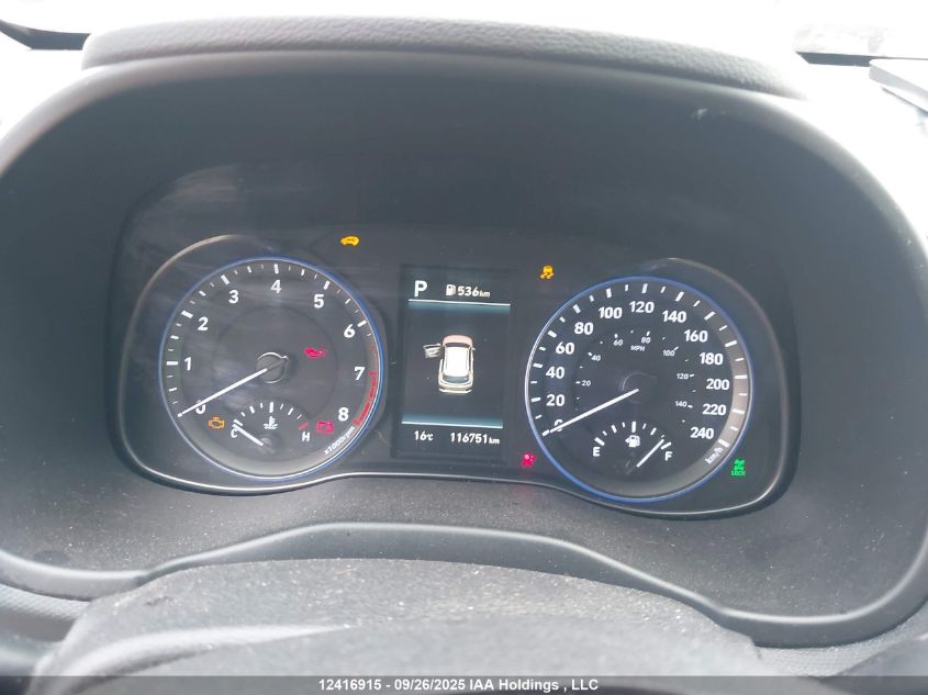 2021 Hyundai Kona Sel VIN: KM8K2CAA6MU697986 Lot: 12416915