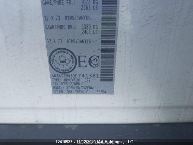 5N1AT2MV3JC741381 2018 NISSAN ROGUE photo no. 10