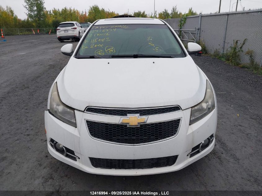 2012 Chevrolet Cruze VIN: 1G1PG5SC1C7116083 Lot: 12416994