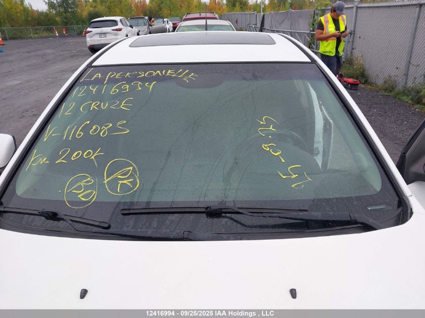 2012 Chevrolet Cruze VIN: 1G1PG5SC1C7116083 Lot: 12416994