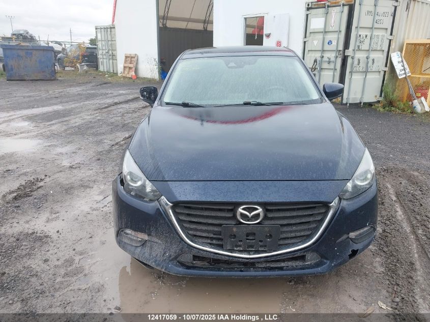 2017 Mazda 3 Touring VIN: JM1BN1V75H1107959 Lot: 12417059