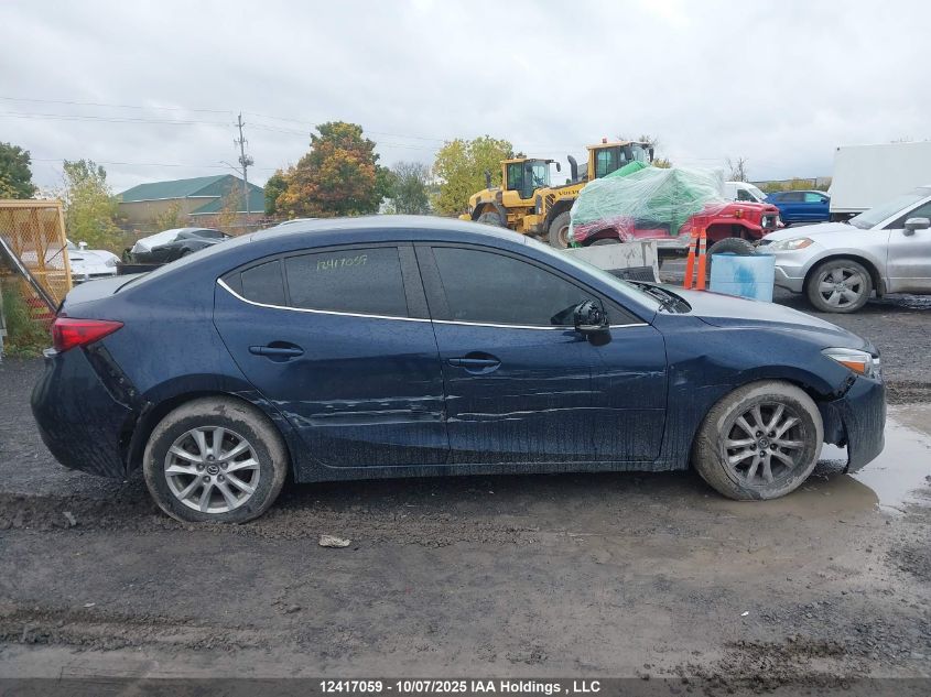 2017 Mazda 3 Touring VIN: JM1BN1V75H1107959 Lot: 12417059