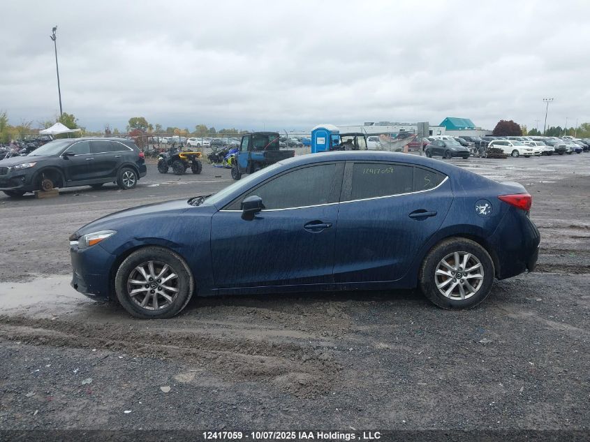 2017 Mazda 3 Touring VIN: JM1BN1V75H1107959 Lot: 12417059