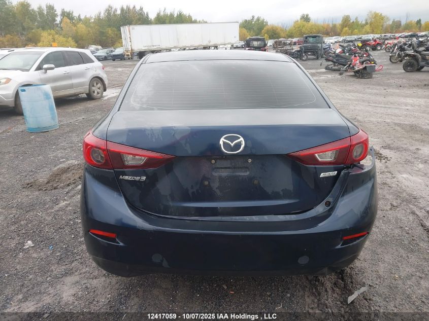 2017 Mazda 3 Touring VIN: JM1BN1V75H1107959 Lot: 12417059
