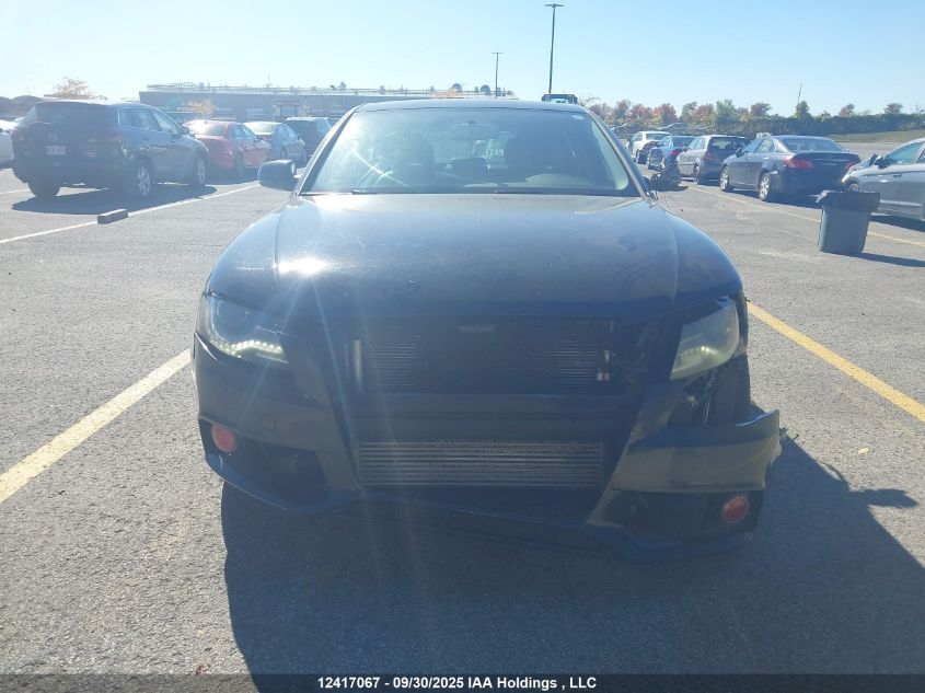 2012 Audi A4 VIN: WAUBFCFL6CN013186 Lot: 12417067