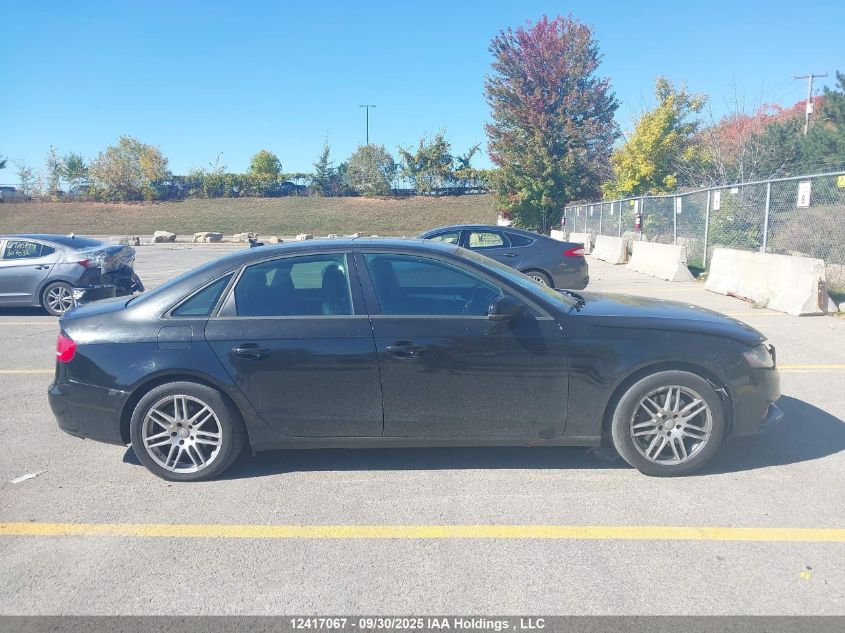 2012 Audi A4 VIN: WAUBFCFL6CN013186 Lot: 12417067