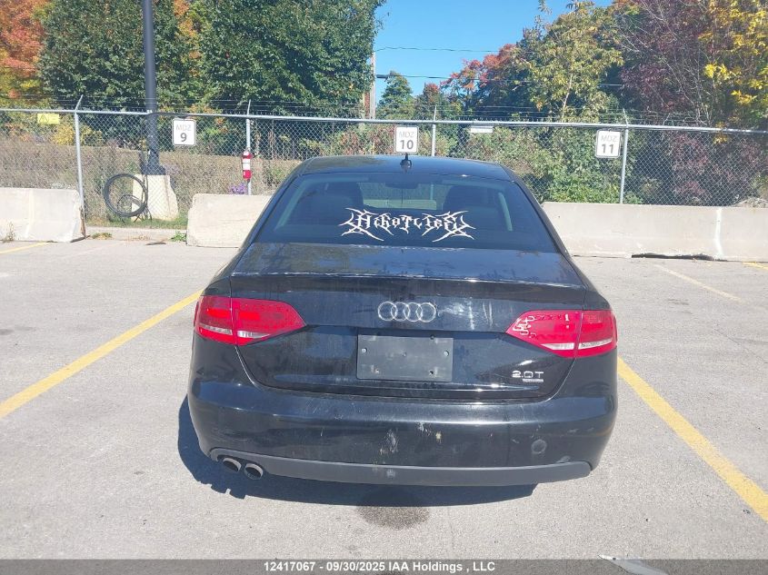 2012 Audi A4 VIN: WAUBFCFL6CN013186 Lot: 12417067