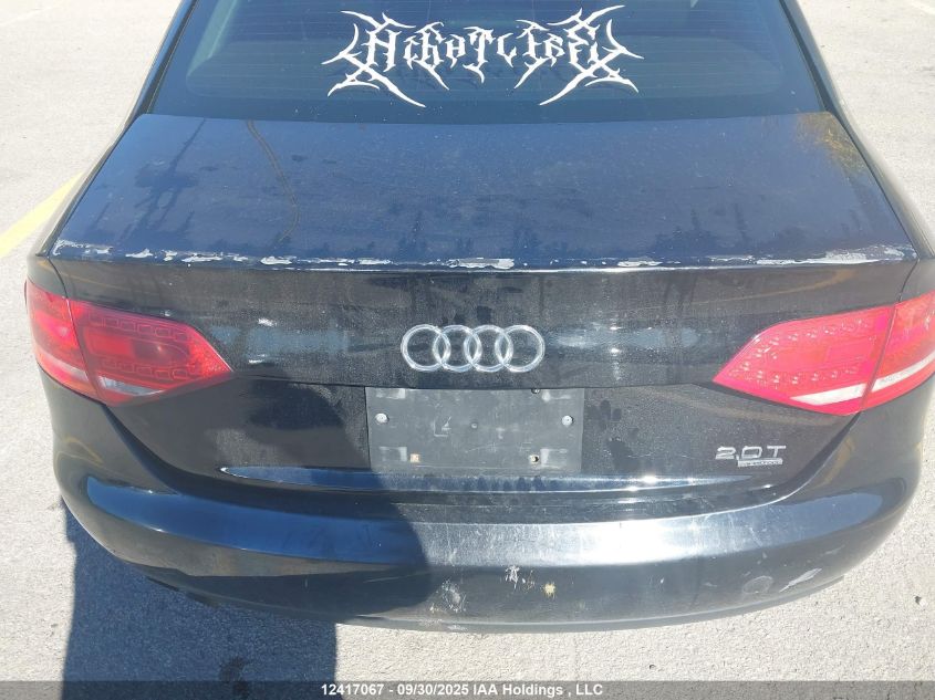 2012 Audi A4 VIN: WAUBFCFL6CN013186 Lot: 12417067