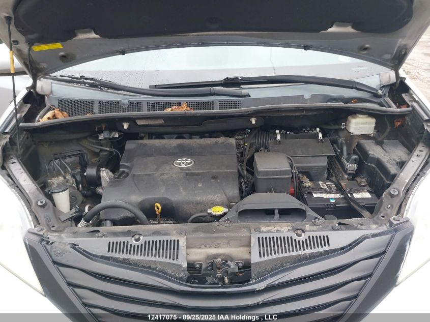 2012 Toyota Sienna VIN: 5TDZK3DC9CS238700 Lot: 12417075