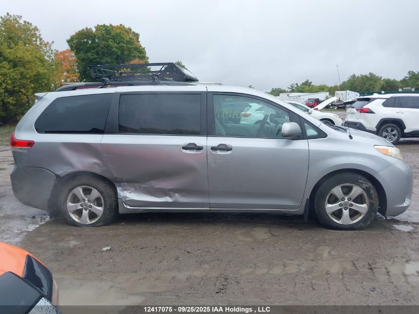2012 Toyota Sienna VIN: 5TDZK3DC9CS238700 Lot: 12417075