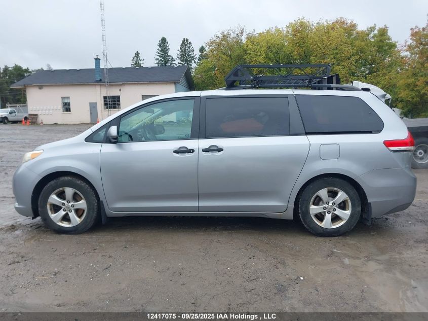 2012 Toyota Sienna VIN: 5TDZK3DC9CS238700 Lot: 12417075