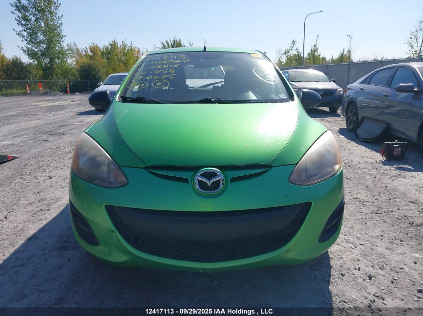 2011 Mazda Mazda2 VIN: JM1DE1HY6B0118866 Lot: 12417113