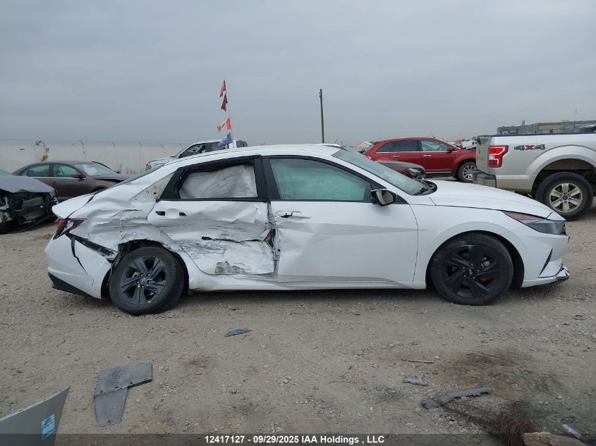 2022 Hyundai Elantra Sel VIN: KMHLM4AG5NU354077 Lot: 12417127