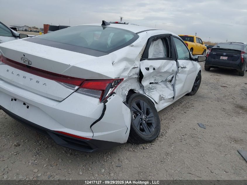 2022 Hyundai Elantra Sel VIN: KMHLM4AG5NU354077 Lot: 12417127