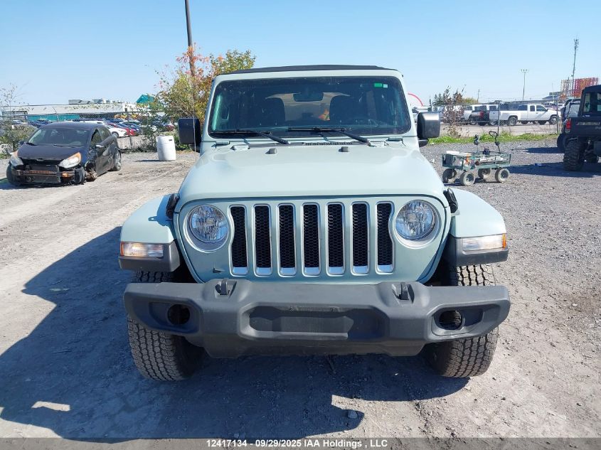 2023 Jeep Wrangler 4-Door Sahara VIN: 1C4HJXEGXPW595316 Lot: 12417134