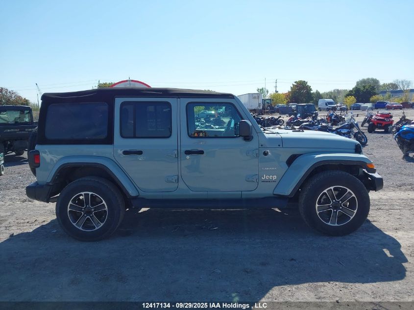 2023 Jeep Wrangler 4-Door Sahara VIN: 1C4HJXEGXPW595316 Lot: 12417134