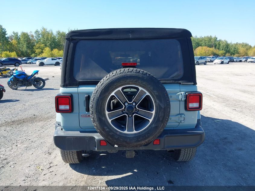 2023 Jeep Wrangler 4-Door Sahara VIN: 1C4HJXEGXPW595316 Lot: 12417134