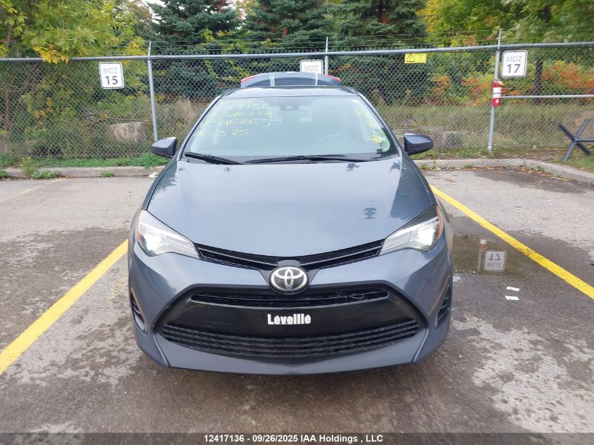 2017 Toyota Corolla VIN: 2T1BURHE0HC946263 Lot: 12417136