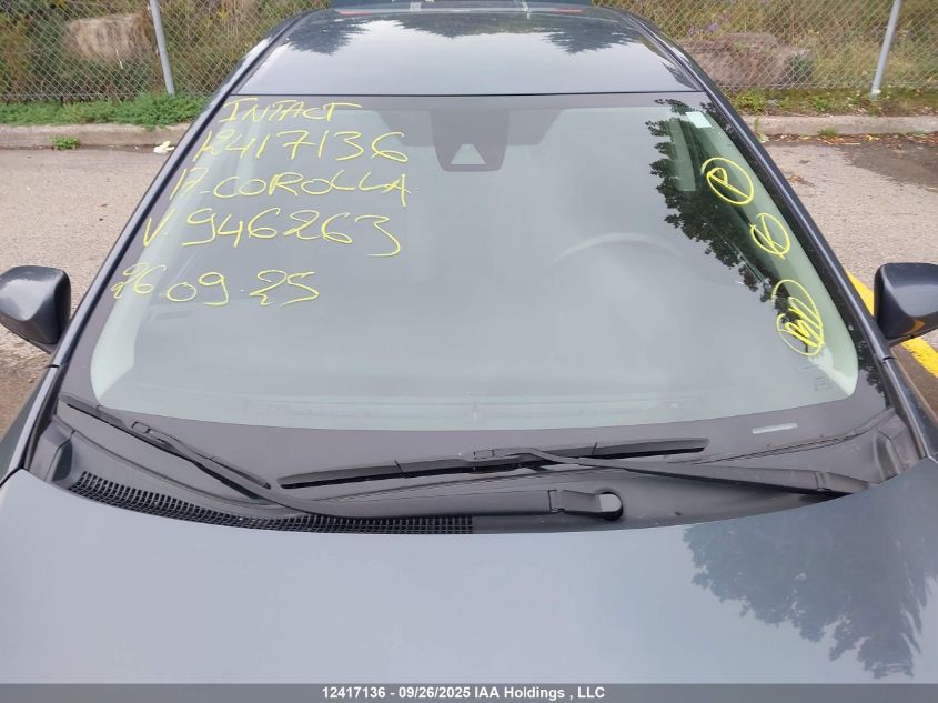 2017 Toyota Corolla VIN: 2T1BURHE0HC946263 Lot: 12417136