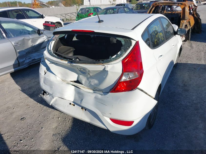 2015 Hyundai Accent VIN: KMHCT5AE5FU225992 Lot: 12417147