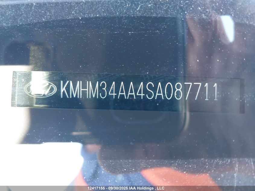 2025 Hyundai Ioniq 6 VIN: KMHM34AA4SA087711 Lot: 12417155