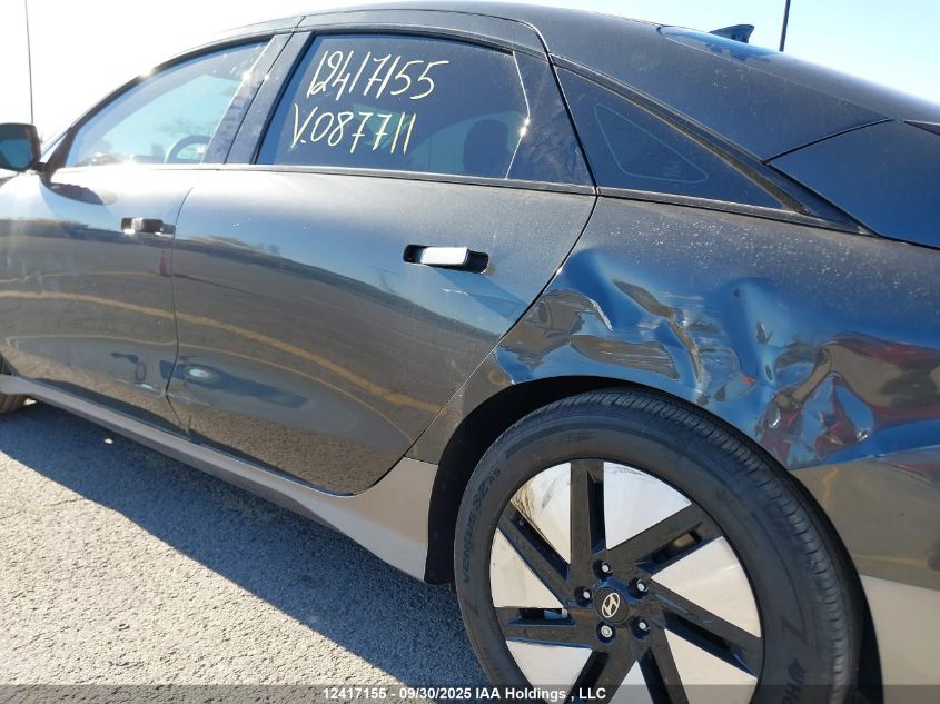 2025 Hyundai Ioniq 6 VIN: KMHM34AA4SA087711 Lot: 12417155