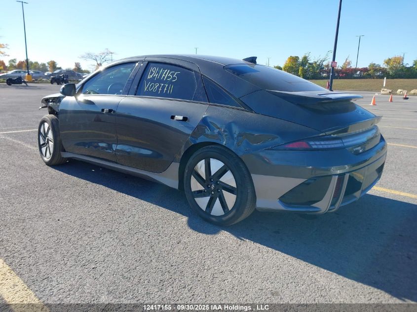 2025 Hyundai Ioniq 6 VIN: KMHM34AA4SA087711 Lot: 12417155