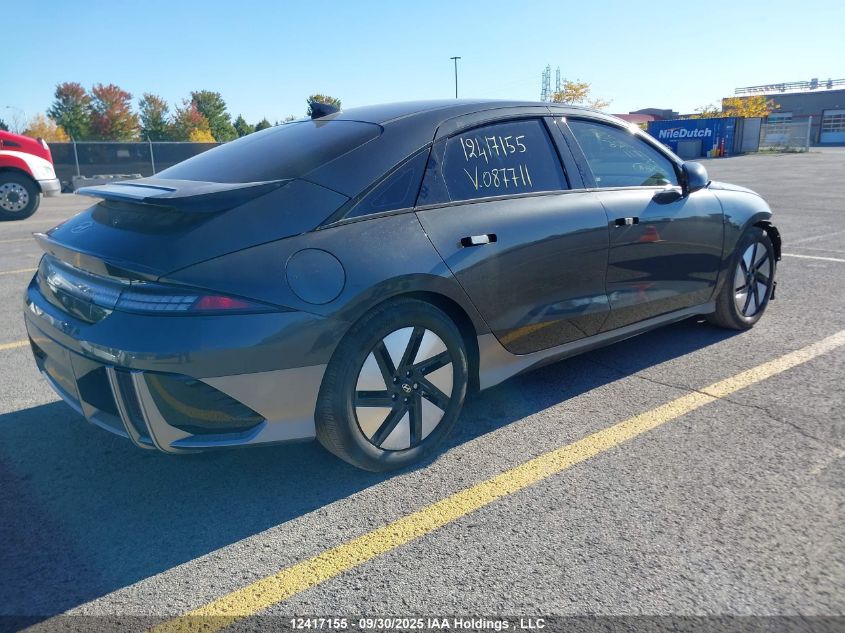 2025 Hyundai Ioniq 6 VIN: KMHM34AA4SA087711 Lot: 12417155