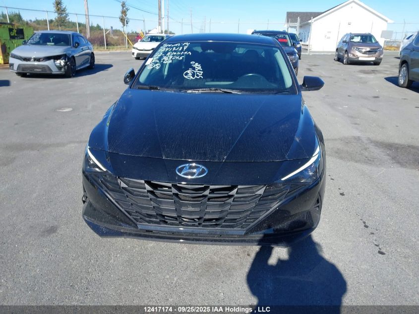 2022 Hyundai Elantra Preferred Ivt With Sun And Tech Package VIN: KMHLM4AG8NU369205 Lot: 12417174