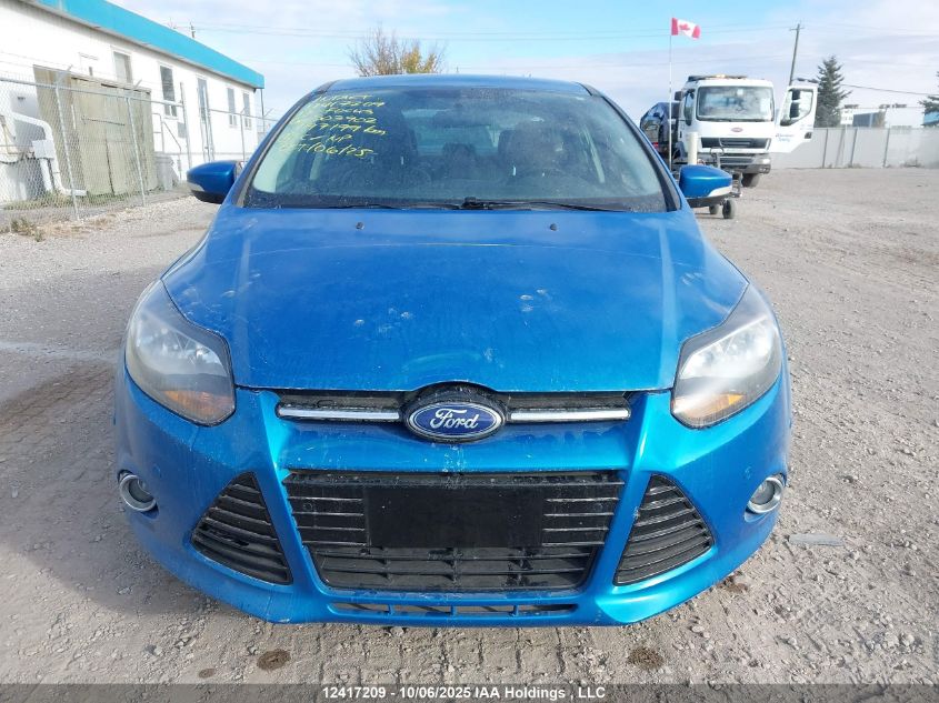 2013 Ford Focus Titanium VIN: 1FADP3J27DL303902 Lot: 12417209
